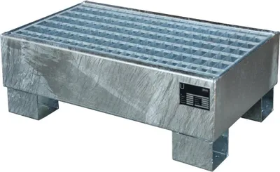 Produktbild von Bauer GmbH Auffangwanne verzinkt mit Gitterrost AW 60-1/M, verzinkt