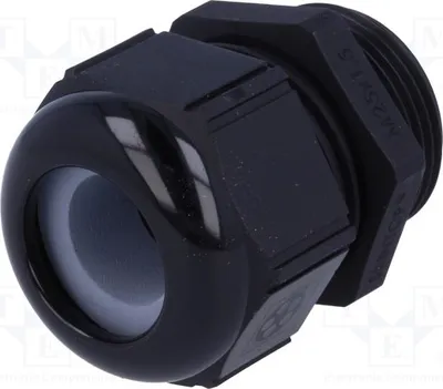 Zdjęcie produktu dla 1 sztuka: Złączka kablowe, IP68, IP69K, kolor: czarny, 53111330 n, gwint M25