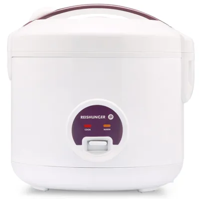 Reiskocher & Dampfgarer, 1,8 l, Keramikbeschichtung, weiß