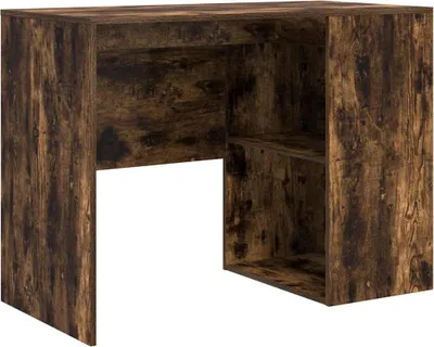 Obrázok produktu pre vidaXL Stôl z dymového duba 102 x 50 x 75 cm Materiál na báze dreva