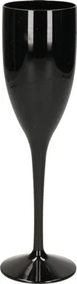 Produktbild von Champagner-/Prosecco-Glas - schwarz - 150 ml - Kunststoff