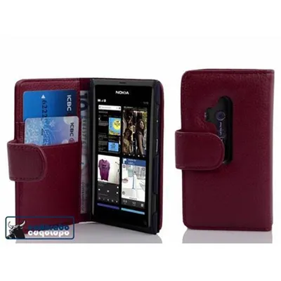 Produktbild von Cadorabo Schutzhülle für Nokia Lumia 800 Hülle in Lila Handyhülle Etui Case Backcover Kunstleder Tasche