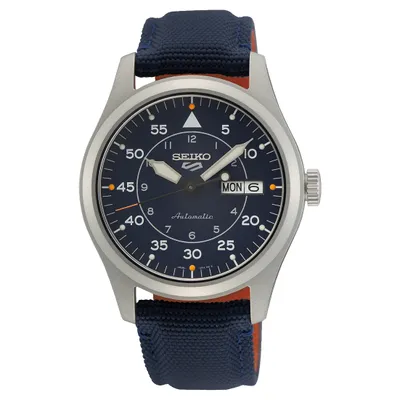 Produktbild von Seiko 5 Sports SRPH31K1 Herren Armbanduhr Automatik blaues Zifferblat Kaliber 4R36 39mm