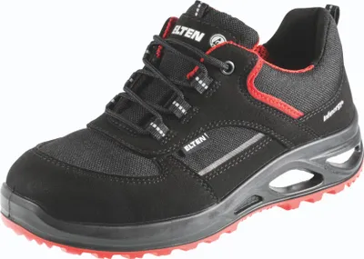 Produktbild von Elten Halbschuh schwarz/rot HANNAH XXTL low ESD, S3, EU-Schuhgröße: 37