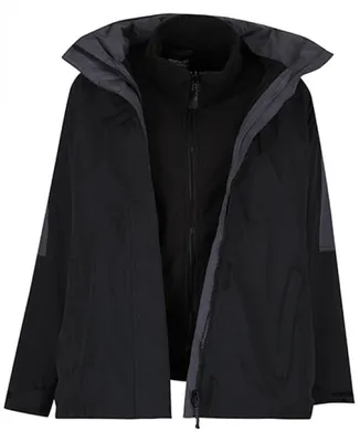 Produktbild von Regatta TRA132 | WomenŽs Defender III 3-in-1 Jacket - Farbe: Black/Seal Grey (Solid) - Größe: 36 (10)
