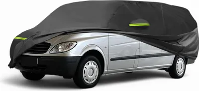 Produktbild von Autoabdeckung fš¹r Mercedes-Benz Vito II W639 2003-2010 210D-PU Outdoor Vollabdeckung Alle Wetter Wasserdicht Sonne Schnee Schutz mit Fahrertš¹r Rei?verschluss