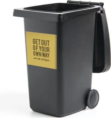 Produktbild von MuchoWow® - Abfall-Aufkleber - Container - für Abfallcontainer