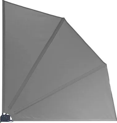 Produktbild von Famanu Balkonverkleidung 120 x 120 cm - grau mit Wandhalterung