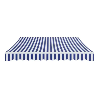 Immagine prodotto di Tenda da sole manuale - Con telaio di montaggio - Tenda da sole - Per balcone o giardino - 250x200 cm - UV50+ - Blu - Con braccio - Tessuto in poliestere