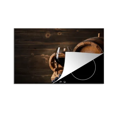 Produktbild von KitchenYeah© Herdabdeckplatte Induktionsschutz - Wein - Induktionsmatte - Weinglas , 80x52cm, Küche Deko, Glaskeramikkochfeld Herdabdeckung, Abdeckplatte fùr Kochfeld