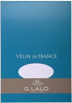 Image de Bloc-notes Vélin de France, DIN A5, 50 feuilles, 100g blanc