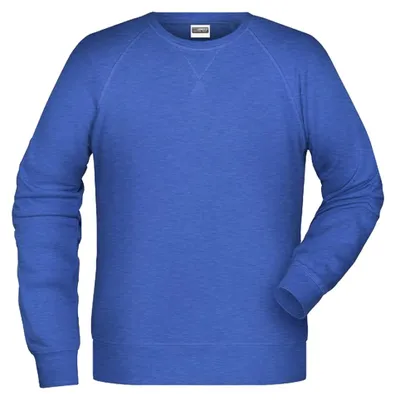 Image de James and Nicholson - Sweat-shirt pour homme LT2494 (L) (bleu roi chiné)
