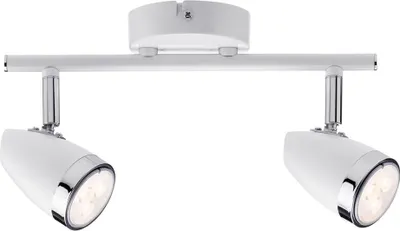 Produktbild von Paulmann Spotlight Root 2x3,5W GU10 Weiß/Chrom 230V Metall