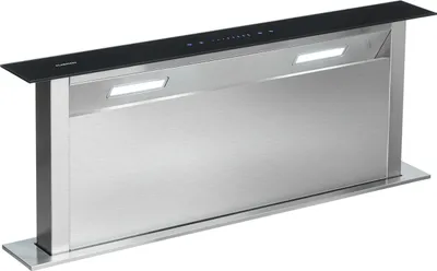 Produktbild von Klarstein Downdraft-Dunstabzugshaube, Versenkbare Abzugshaube, Leise Dunstabzugshauben mit Filter, Dunstabzugshaube 60cm, Umluft/Abluft Dunsthaube mit 10 Modi, Dunstabzug 507 m³/h Luftstrom