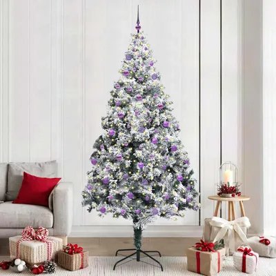 Immagine prodotto di Maison Exclusive - Albero di Natale artificiale, colore bianco, altezza 240 cm