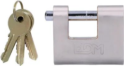 Produktbild von Schlüsselvorhängeschloss EDM 85240 Messingtresor