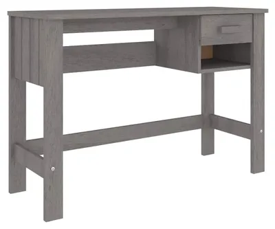 Image de Bureau en bois massif de pin avec tiroir