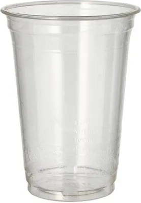 Produktbild von Papstar PLA-Becher, Kaltgetränkebecher, "pure" 0,4 l glasklar, 16 x 65 Stück