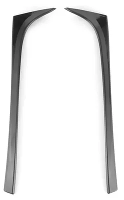 Image de Accessoires pour aileron arrière et ailes latérales adaptés aux modèles MK7 MK7.5 2014-2018 Noir brillant