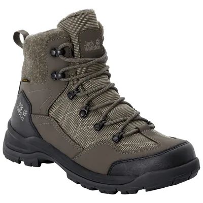 Produktbild von Jack Wolfskin COLD BAY TEXAPORE MID M Winterschuhe, Farbe:dark moss / black, Schuhgröße:40.5