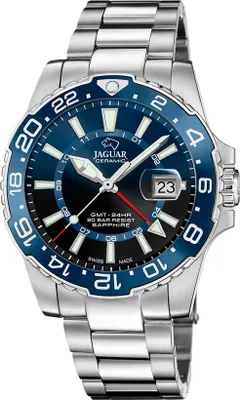 Produktbild von Jaguar Uhr Herren silber Armband Edelstahl UJ1011/2