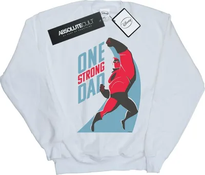 Produktbild von Disney - "The Incredibles OneStrong Dad" Sweatshirt für Herren BI42862 (5XL) (Weiß)