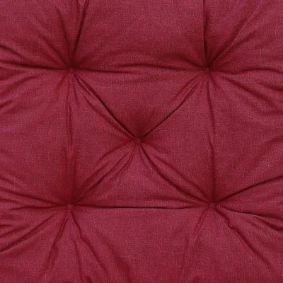 Productafbeelding van Palletkussens, stoelkussens, 50x50x8 cm, rood, set van 2. Chunky Chicreat palletkussens
