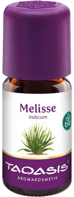 Produktbild von TAOASIS Melisse indicum bio 100 % Naturduft Öl, 5 ml ätherisches Öl