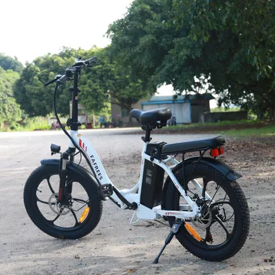 Produktbild von 20 palcový elektrický bicykel skladací bicykel pre dospelých 15E skladací bicykel skladací bicykel farba: biela