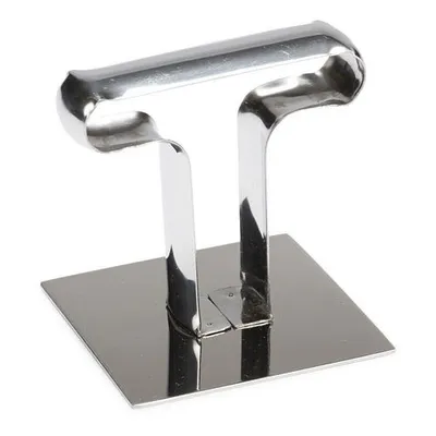 Obrázok produktu pre vytláčadlo na orezávací krúžok 6 x 6 cm z nehrdzavejúcej ocele strieborné