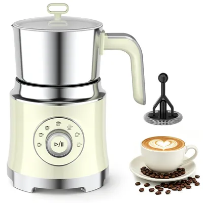 Elektrischer Milchaufschäumer 7-in-1, 800 ml, Edelstahl