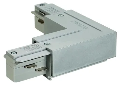Produktbild von Eutrac 3 Phasen L-Verbinder, innen, grau