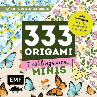 Immagine prodotto di 333 Origami Minis - Frühlingswiese - Dein dekorativer Wendeblock zum kreativen Falten & Notieren