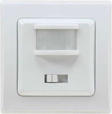 Produktbild von ChiliTec 19720 DELPHI Bewegungsmelder 160°, weiß LED geeignet, 250V, Unterputz, 3-Draht