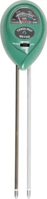 Image de Testeur Strend Pro 3-en-1, pour propriétés du sol, PH, humidité, intensité lumineuse, 26x6x4 mm