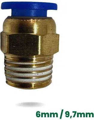 Image de Connecteur câble pour fiche 6 mm / filetage 9,7 mm