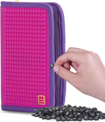 Immagine prodotto di Astuccio scolastico con cerniera e pannello viola - Cass film