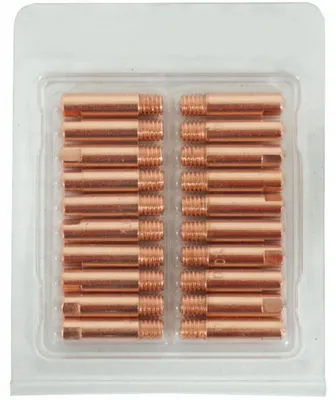 Immagine prodotto di Punta di contatto ugello portacorrente M6 FI 1.2 MB15, ugelli di contatto per saldatura MIG/MAG kit supporto connettore gas