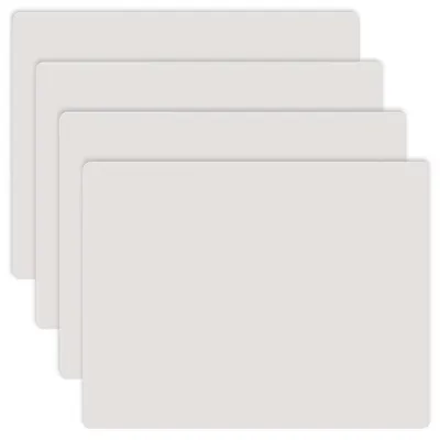Immagine prodotto di Sottopiatti in silicone, set da 4 pezzi, 40x30 cm, antiscivolo, resistenti al calore, color grigio chiaro