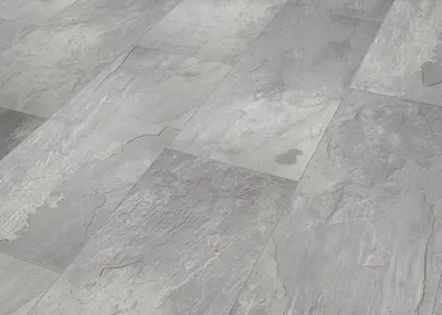 Produktbild von Classen Visiogrande Laminat Fliese Megaloc Aquaprotect 60,4 x 28 cm Tonschiefer grau