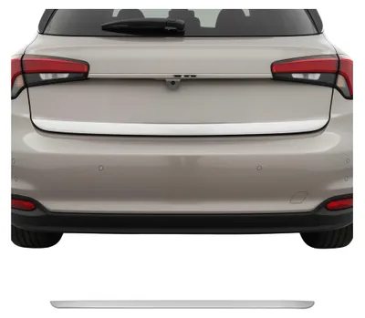 Produktbild von Kofferraumleiste Heckleiste für Fiat Tipo 2015-2025 Kombi Edelstahl Chrom, KI-generiertes Bild