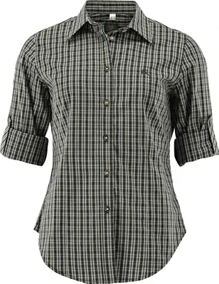 Produktbild von OS Trachten Bluse 1/1 Arm Damen (Oliv) Größe 38