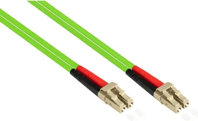 Immagine prodotto di Cavo patch in fibra ottica OM5 LC-LC duplex da 1 m LSZH