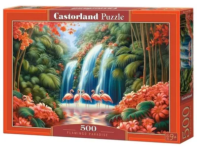 Zdjęcie produktu dla Puzzle 500 Flamingo Paradise B-54190