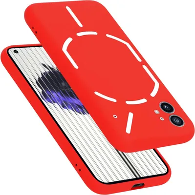 Produktbild von Cadorabo Hülle für Nothing Phone (1) Hülle Silikon Handyhülle Case aus flüssigem Silikon, Kratzfeste und stoßfeste Schutzhülle für Nothing Phone (1)