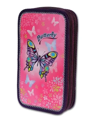 Obrázok produktu pre EMIPO Školský peračník 3-dielny Butterfly - Nevyplnený peračník