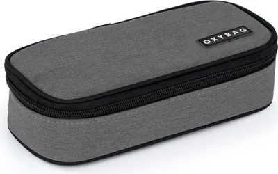 Productafbeelding van OXYBAG Schooltas, federatief model, comfortabel, enkelvoudig compartiment, UNICOLOR, grijs