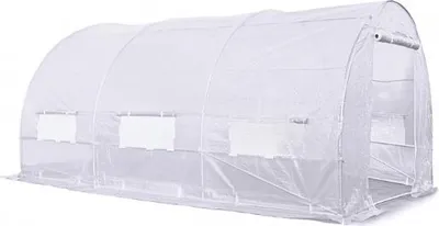 Produktbild von Gartenfolienhaus weiß 2x4m VespaGarden