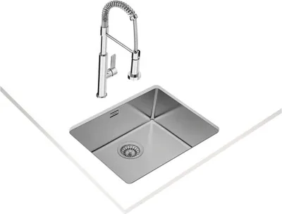 Produktbild von Teka BELinea RS15 50.40, Unterbauspüle, Rechteckig, Edelstahl, Edelstahl, 1 Becken, Rechteckig