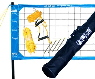 Produktbild von Park&Sun Sports Volleyballnetz System für Kinder - höhenverstellbar und komplett